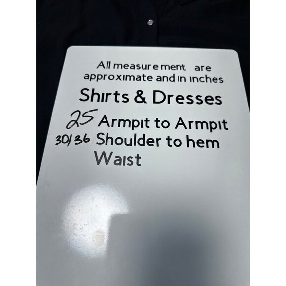 Lane Bryant Womens Roll Tab Sleeve Button-Down Hi-Low Tunic Top Size 18/20 - Picture 8 of 10